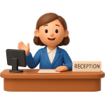 ¿Dónde haces check-in en el hotel?